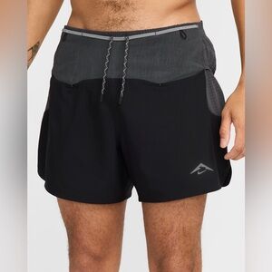 Nike Trail 2nd Sunrise Men's Dri-FIT ADV Brief-Lined Running Shorts Black HJ3572